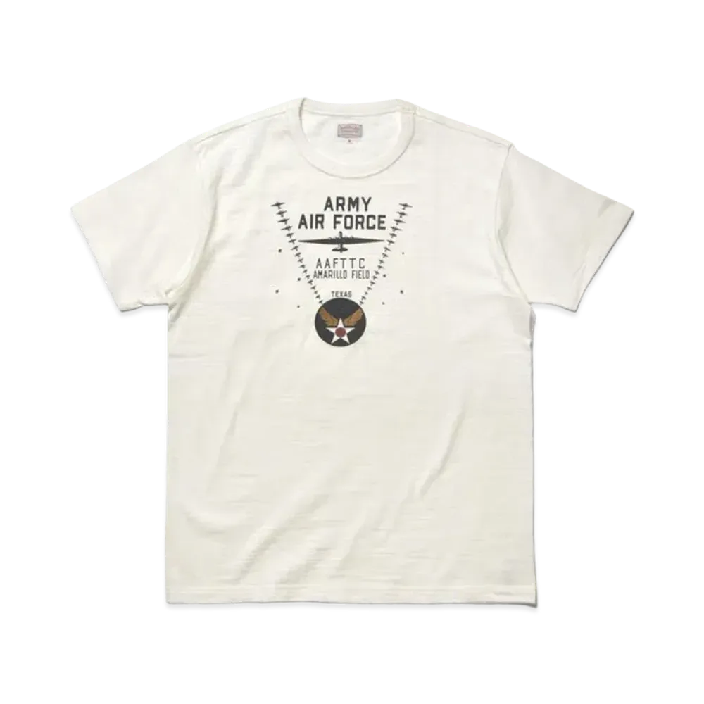 THE REAL McCOY'S Athletic Tee / Aaf Amarillo Field "Milk"