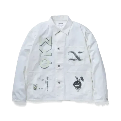 NEIGHBORHOOD Memorial Coverall Jacket "White"
