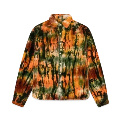 DENIM TEARS Silk Velour Seasoning Shirt "Maruti"