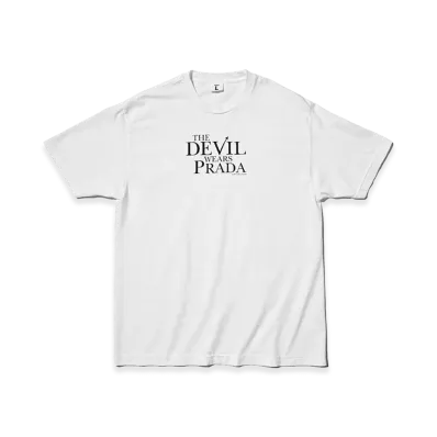 weber x The Devil Wears Prada T shirt (Andy) "White/Black"