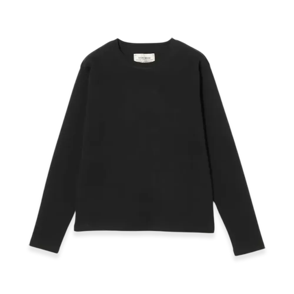 BEAMS FUTURE ARCHIVE Rib Long Sleeve Tee "Black"