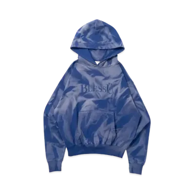 BLESS U Bless U Powder Breach Light Hoodie "Blue"