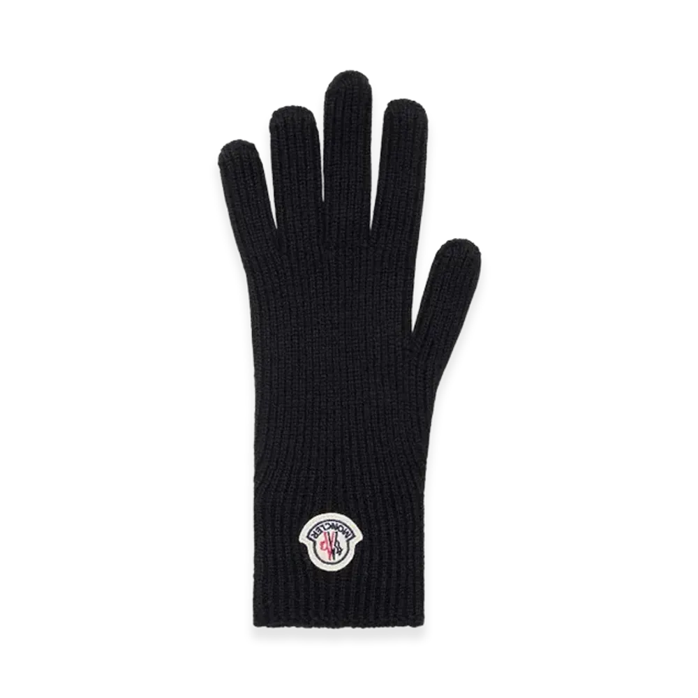 MONCLER Wool Gloves "Black"