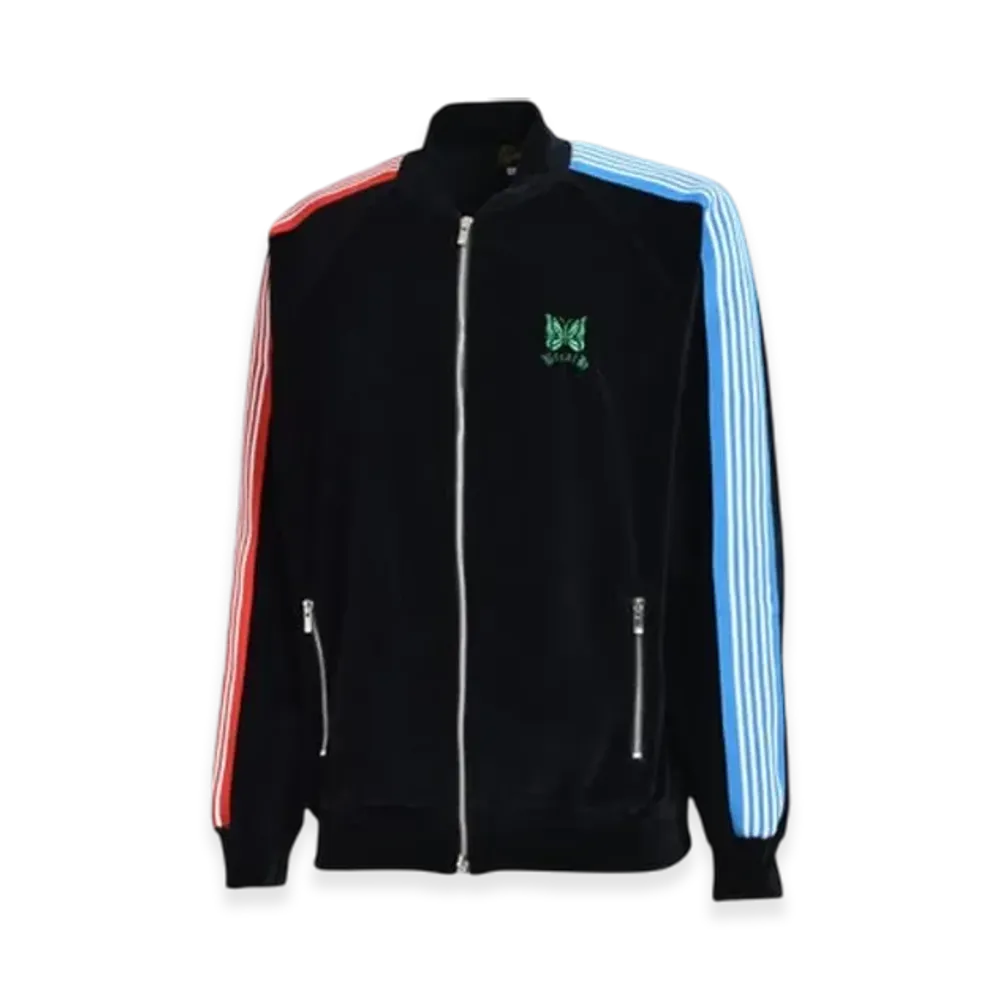 BREATH x Needles Rib Collar Track Jacket "Black"