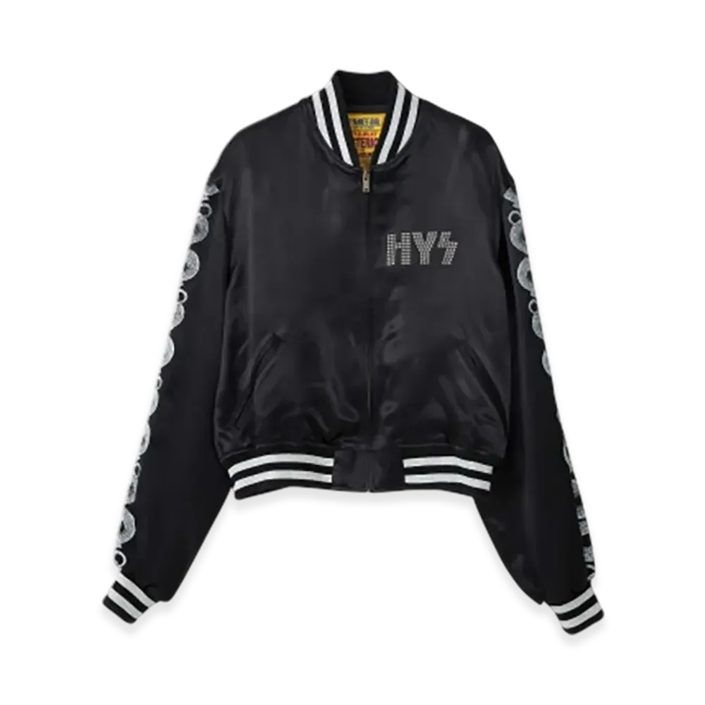 HYSTERIC GLAMOUR Snaske Loop Sukajan Jacket "Black"