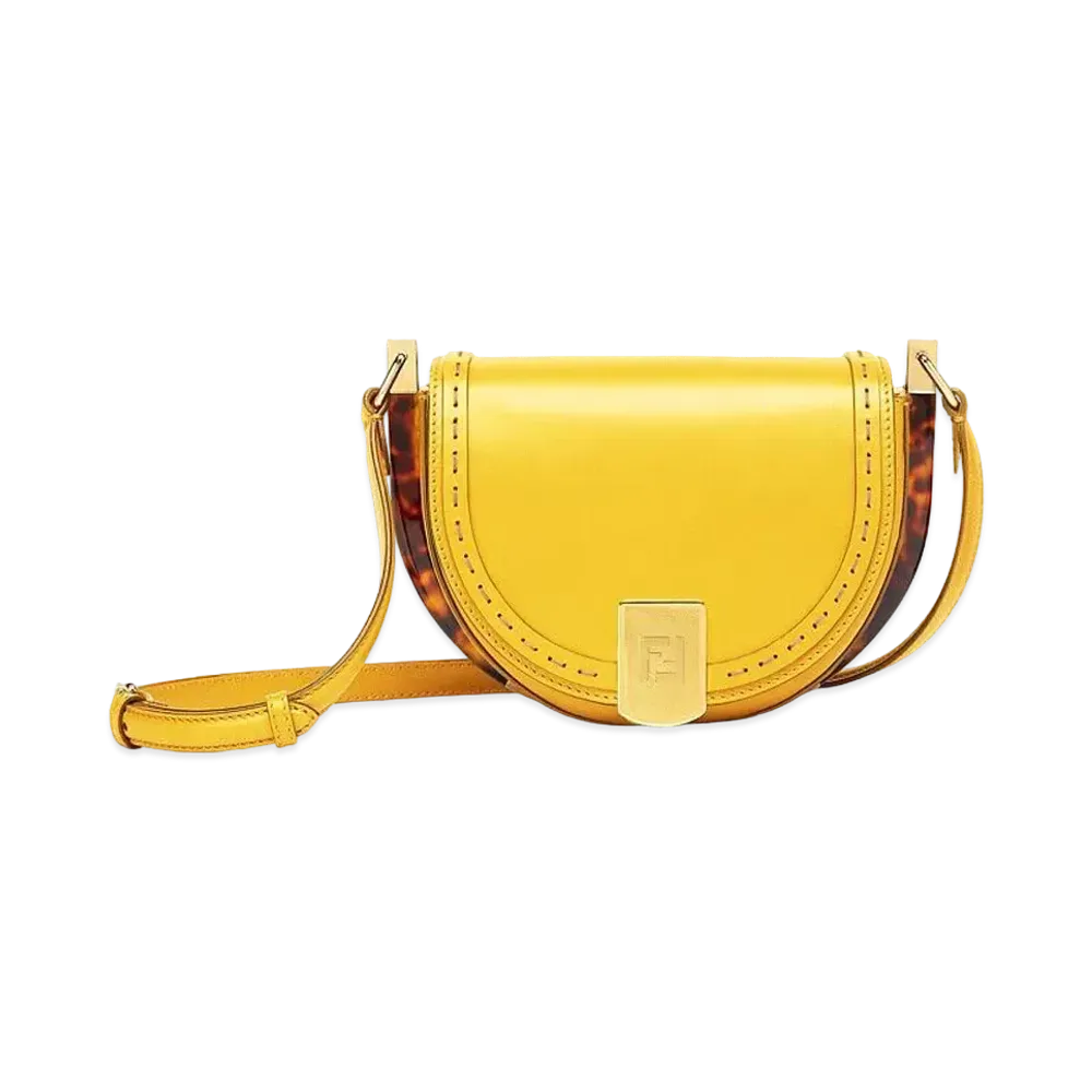 FENDI Moonlight Leather Bag "Yellow"