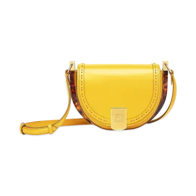 FENDI Moonlight Leather Bag "Yellow"