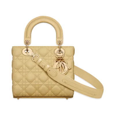Dior Small Lady Dior My ABCDior Bag Cannage Lambskin "Pastel Yellow"