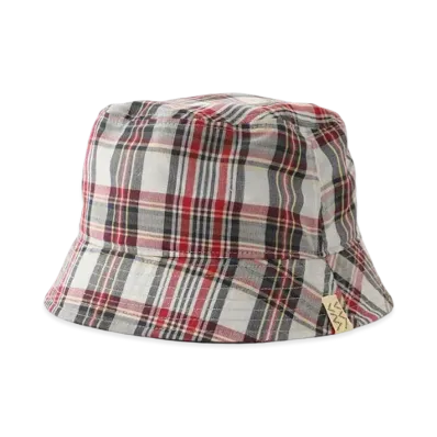 visvim Dome Bucket Hat Madras "Red"