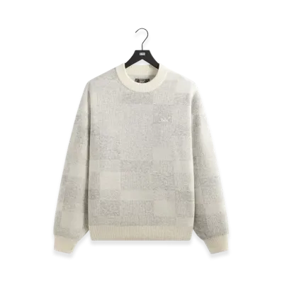 Kith Lewis Check Sweater "Sandrift"