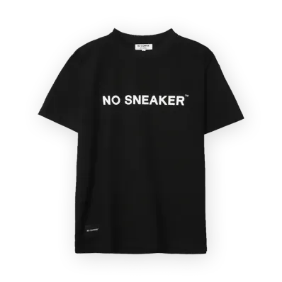 NO COFFEE \ NO SNEAKER T-SHIRT "BLACK"