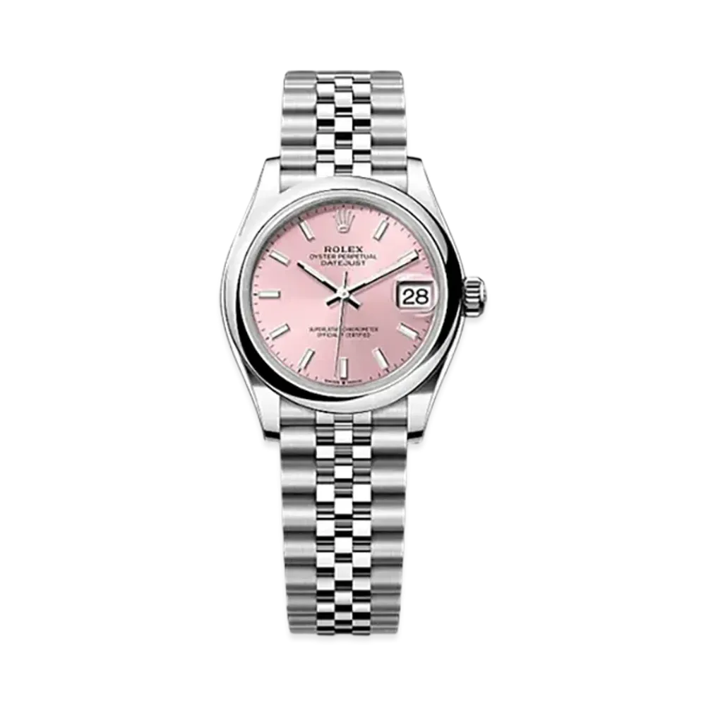 ROLEX Datejust 31 Oystersteel "Pink"