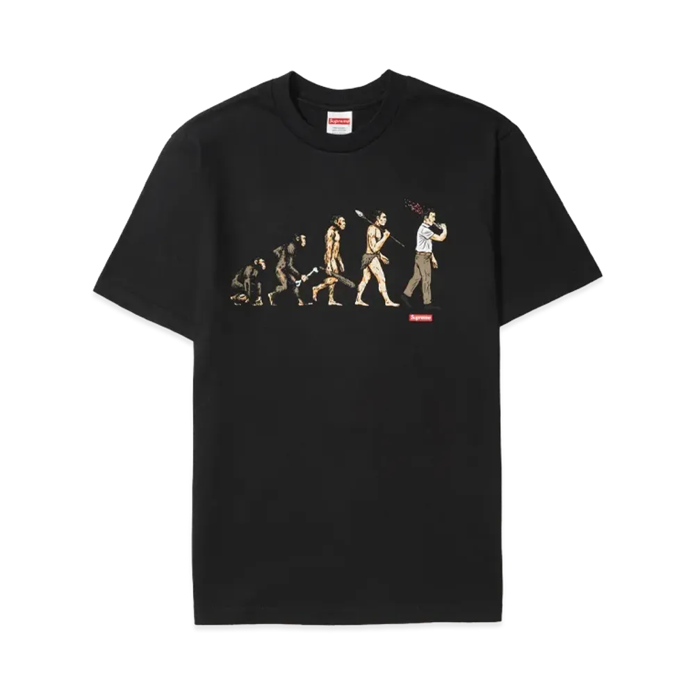 シュプリーム エボリューション Tシャツ "ブラック"