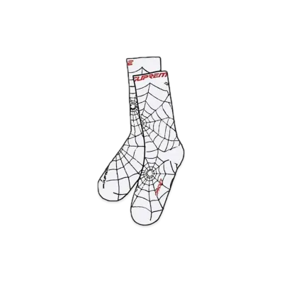 Supreme x Spyder Crew Socks (1 Pack) "White"