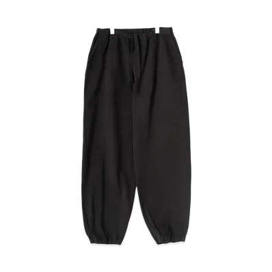 COMOLI Product-Dyed Drawstring Pants "Black"