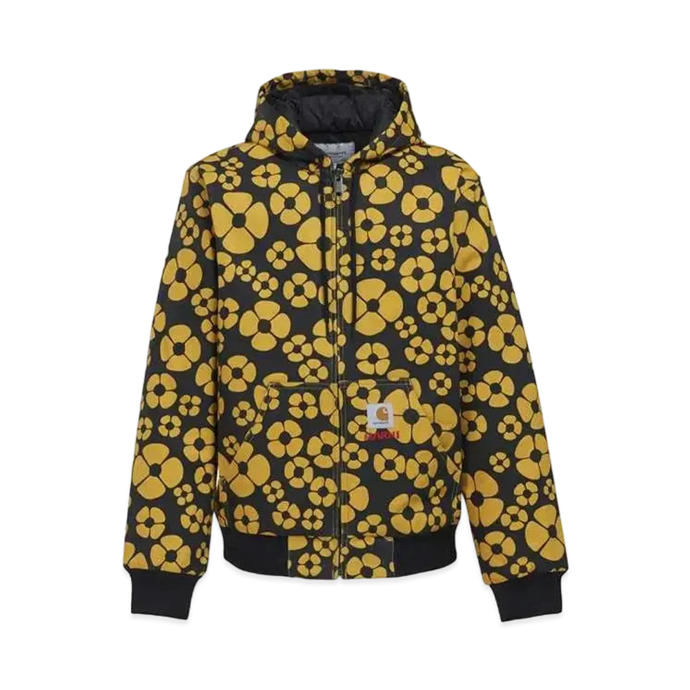 Marni x Carhartt WIP Yellow Long-Sleeved Floral Lacket "Sunflower"
