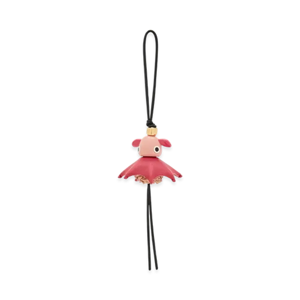 LOEWE Pink Puzzle Charm "Black/Pink"
