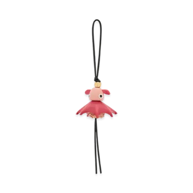 LOEWE Pink Puzzle Charm "Black/Pink"