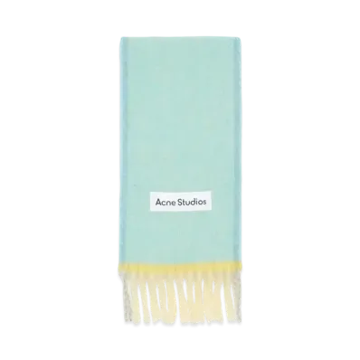 Acne Studios Wool Mohair Scarf - Narrow "Light Blue"