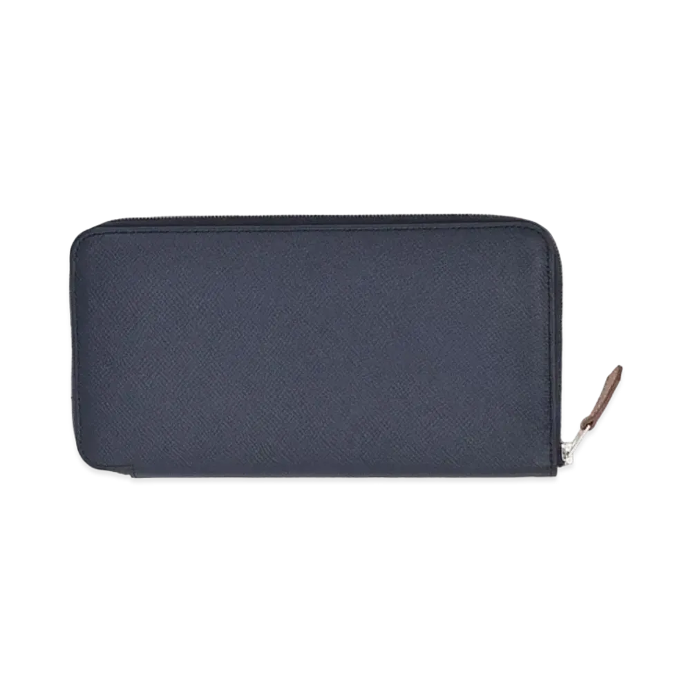 Hermes Azap Silk In Long Veau Epsom "Blue Indigo/Colvert/Silver"