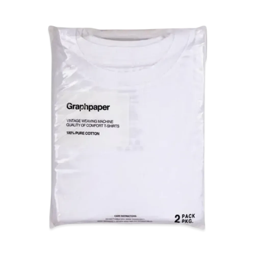 Graphpaper 2-Pack Crew Neck Tee "White"
