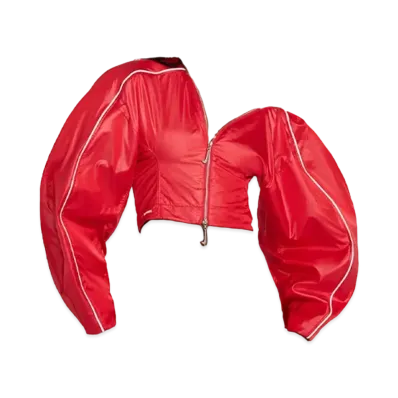Nike x JACQUEMUS Short Asymmetrical Track Jacket "Dark Red"