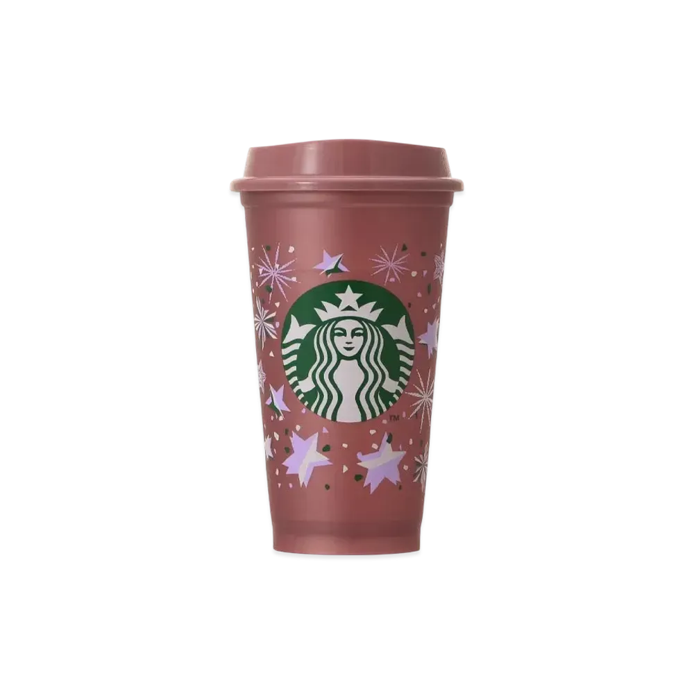 STARBUCKS Holiday 2024 Color Changing Reusable Cup 473ml "Red/White"
