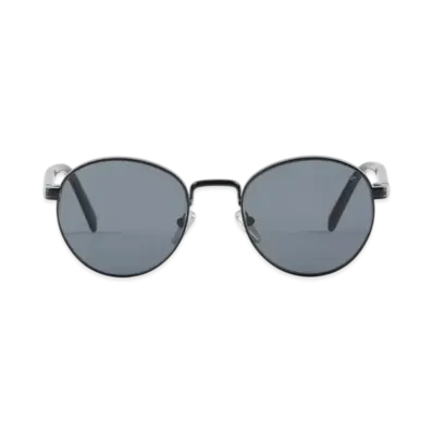 PRADA Sunglasses with The Iconic Metal Plaque "Polarized Black"