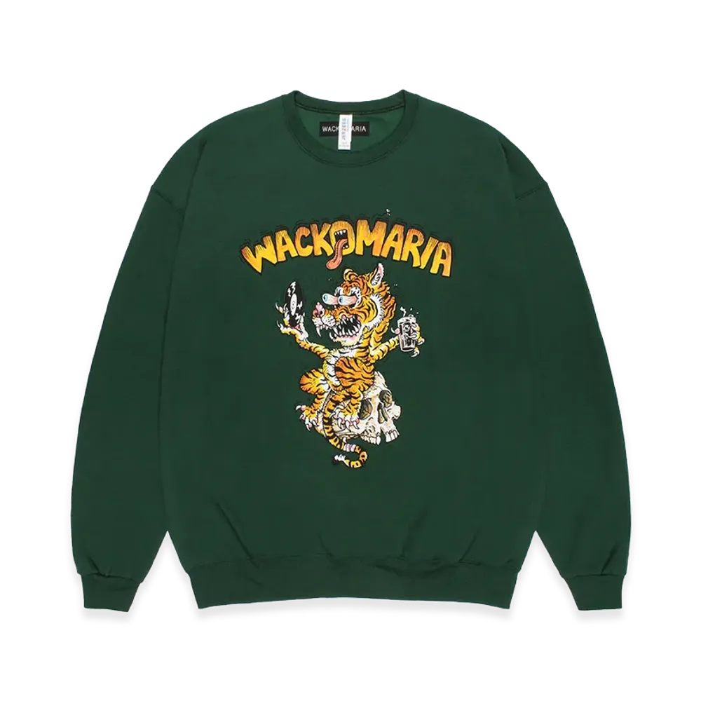 WACKO MARIA Tim Lehi / Sweat Shirt "Green"