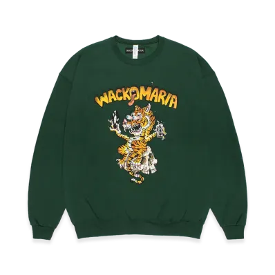 WACKO MARIA Tim Lehi / Sweat Shirt "Green"