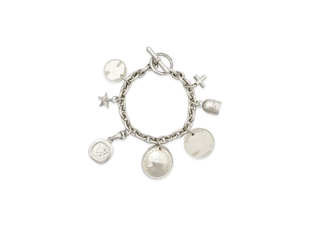 HYKE x END CUSTOM JEWELLERS Women's Multi Charm Bracelet "Silver"