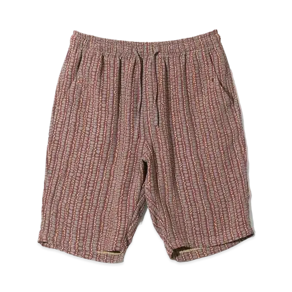 Needles String Cowboy Short - R/Ac/Pe Abstract Stripe Jq. "Red"