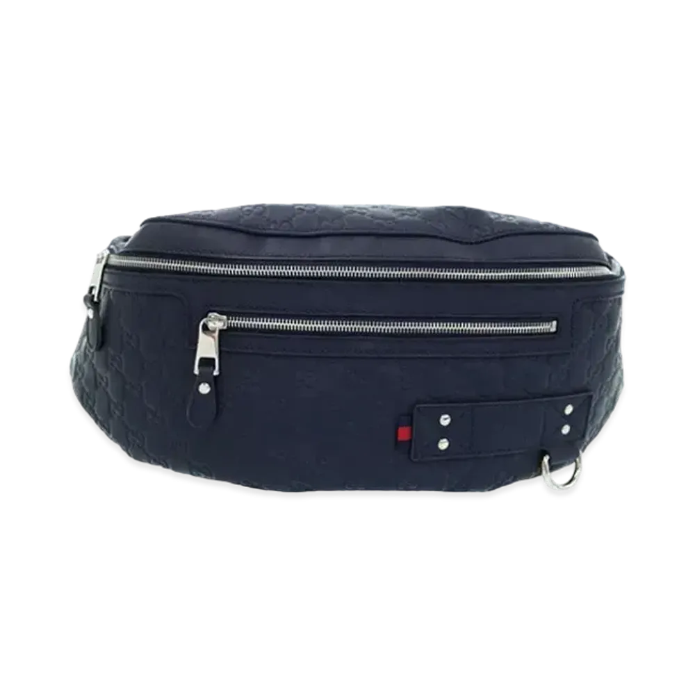 GUCCI Belt Bag Sherry Guccisima "Navy"