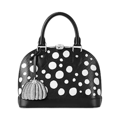 Louis Vuitton x Yayoi Kusama Alma BB Epi Leather Infinity Dots "Noir/Blanc"