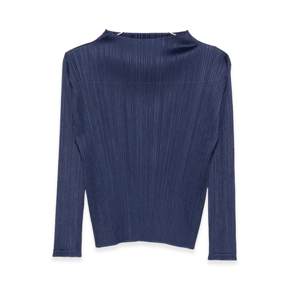 PLEATS PLEASE ISSEY MIYAKE Women's Top "Blue"