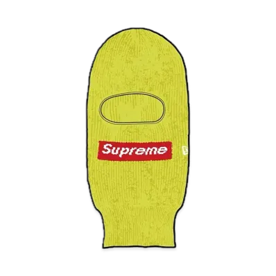Supreme New Era Box Logo Balaclava "Lime"