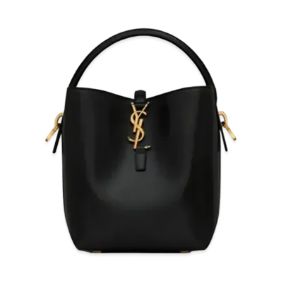 Saint Laurent LE 37 Small in Shiny Leather "Black"