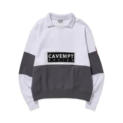 Cav Empt (C.E) DESIGN COLLARED SWEAT "White"
