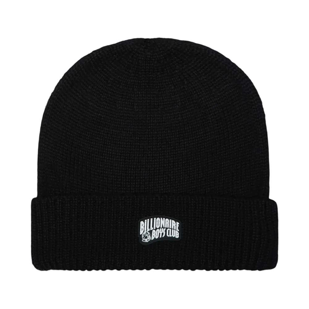 BILLIONAIRE BOYS CLUB BB ARCH SKULLY RIB SKULL CAP "BLACK"