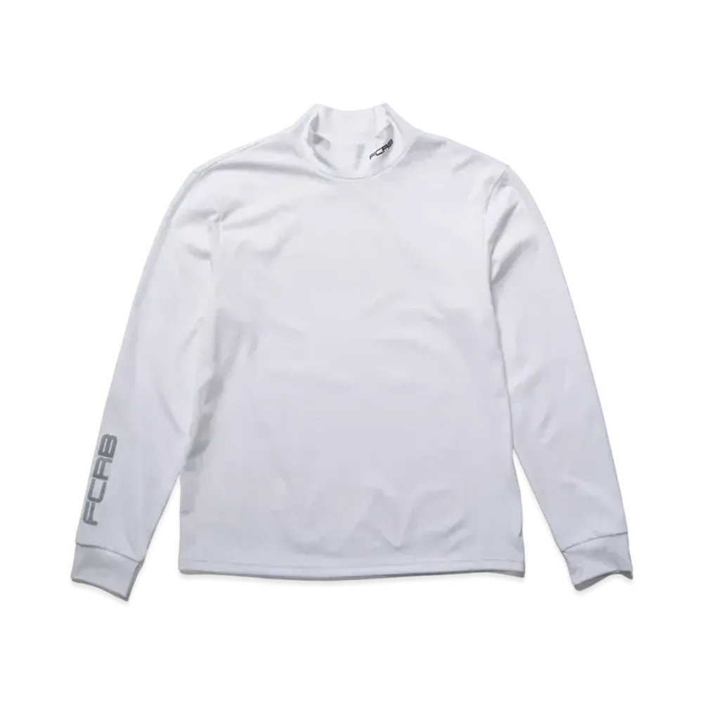 F.C.Real Bristol L/S Mockneck Top "White"