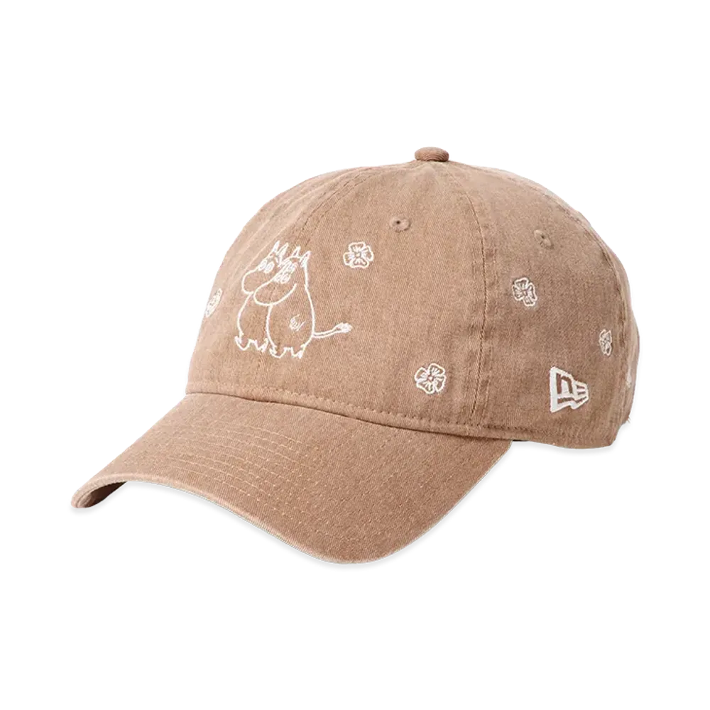 NEW ERA x Moomin 9Twenty Flower Moomin Snorkmaiden "Italian Wash Khaki"