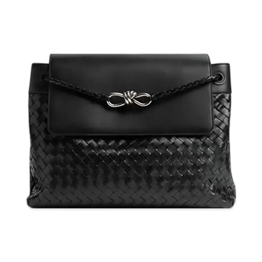 Bottega Veneta Large Andiamo Messenger "Black"