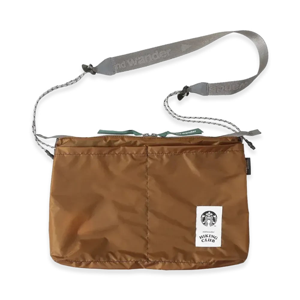 STARBUCKS x and wander Sil Sacoche "Camel"