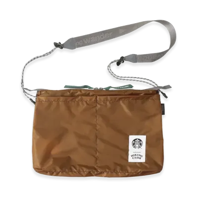 STARBUCKS x and wander Sil Sacoche "Camel"