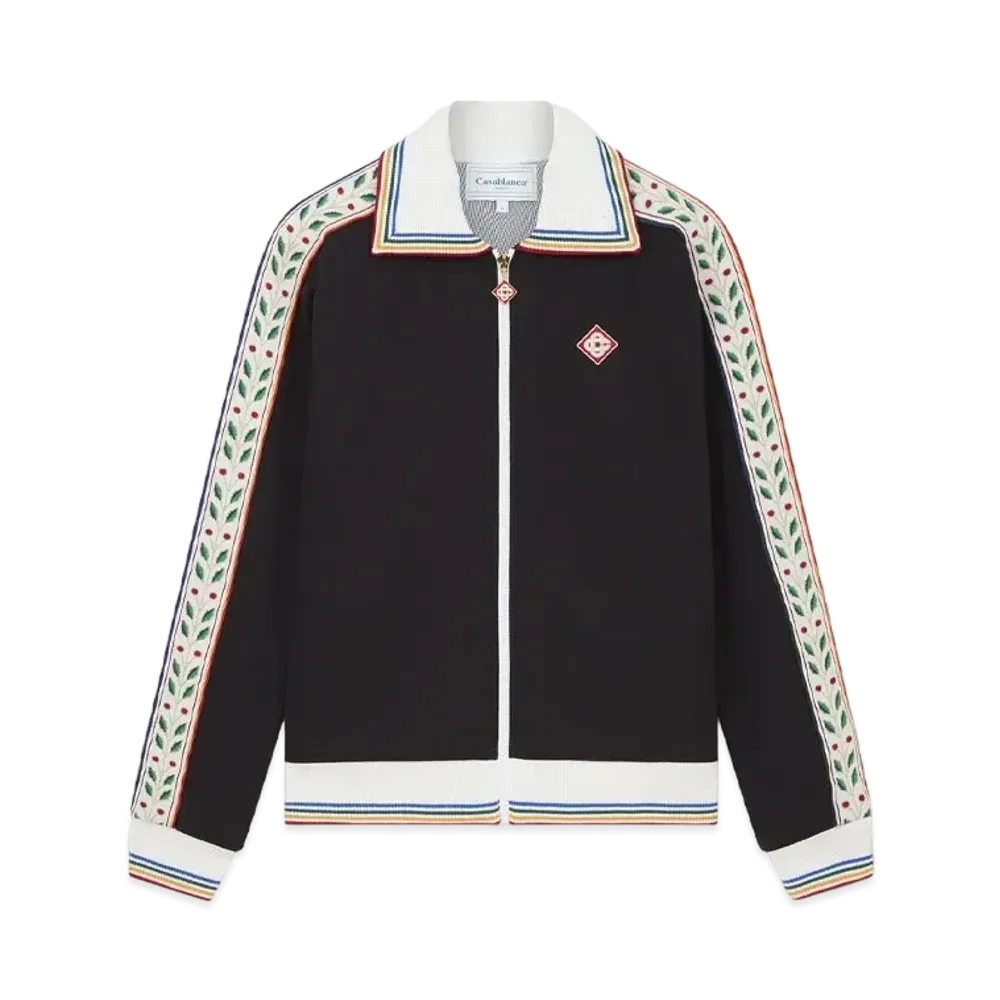 Casablanca Laurel Track Top "Black"