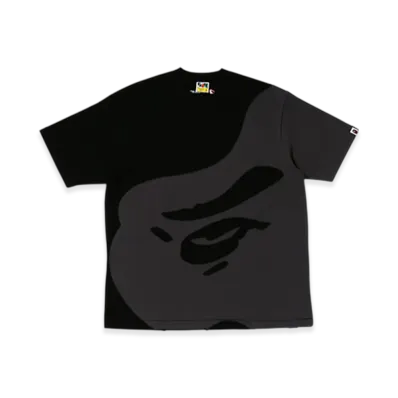 A BATHING APE Ape Head Patch Oversized Tee "Black"