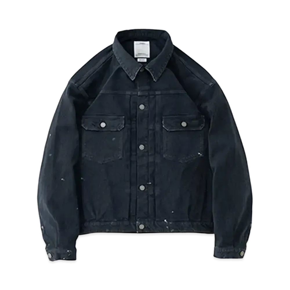 visvim 101XX JKT CRASH (DRY PIQUE) "Navy"