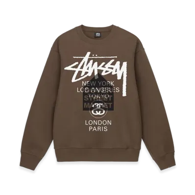 Stussy DSM World Tour Crew 2022 "Coffee"