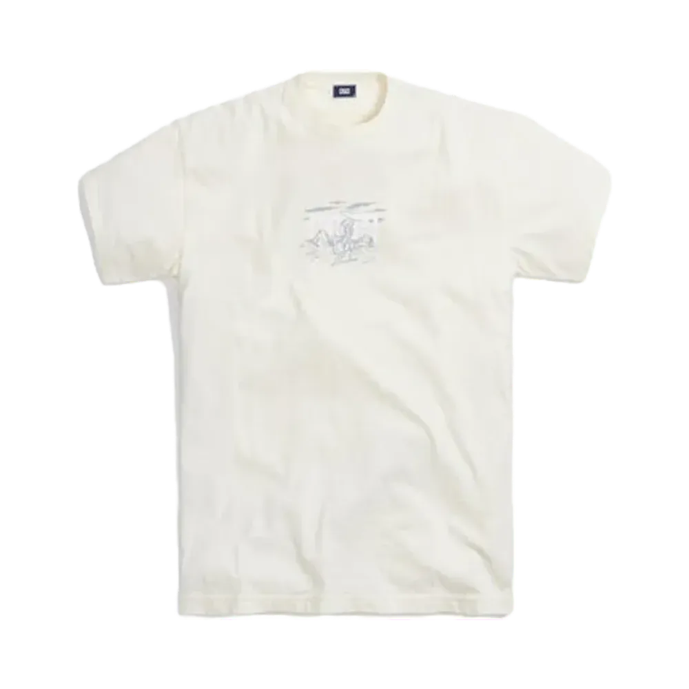 Kith Cowboy Classic Logo Vintage Tee "Sandrift"