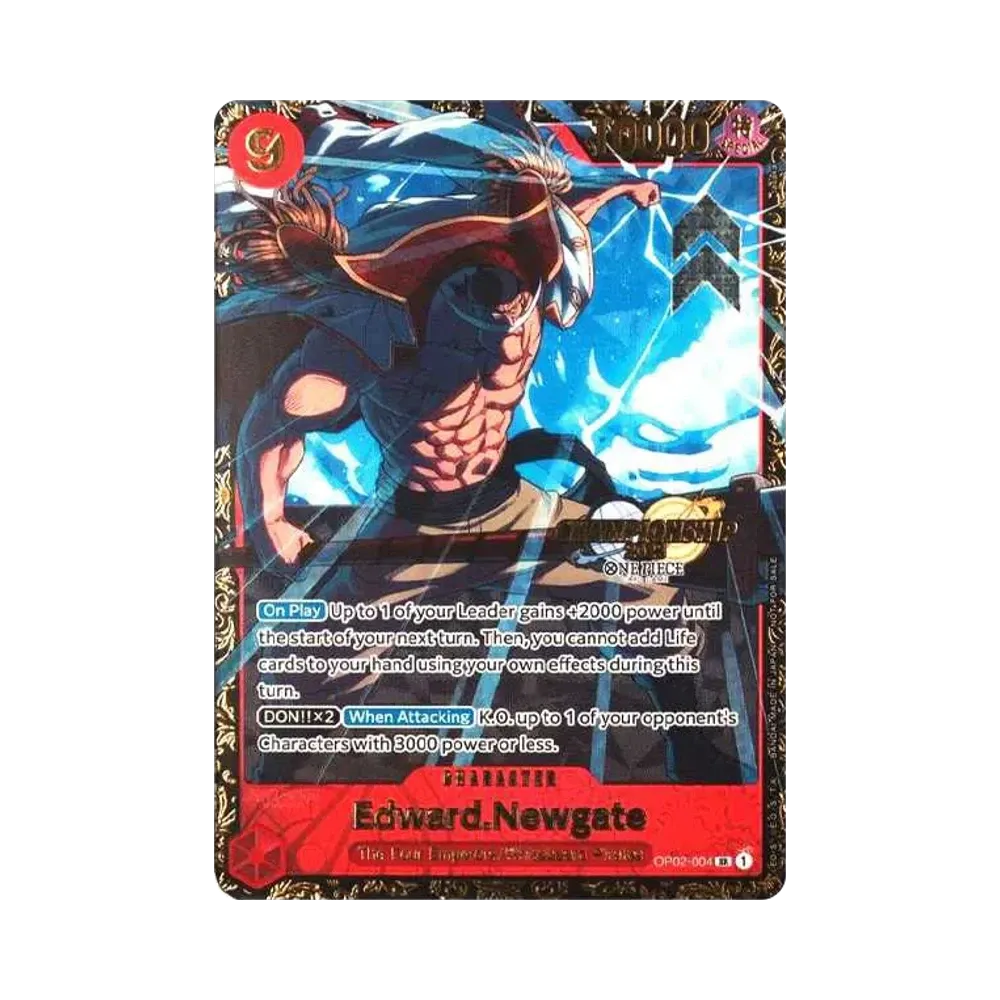 エドワード・ニューゲート SR [OP02-004]【英語版】(プロモーションカード「チャンピオンシップ 2023 オフライン地域 トップ 16」)